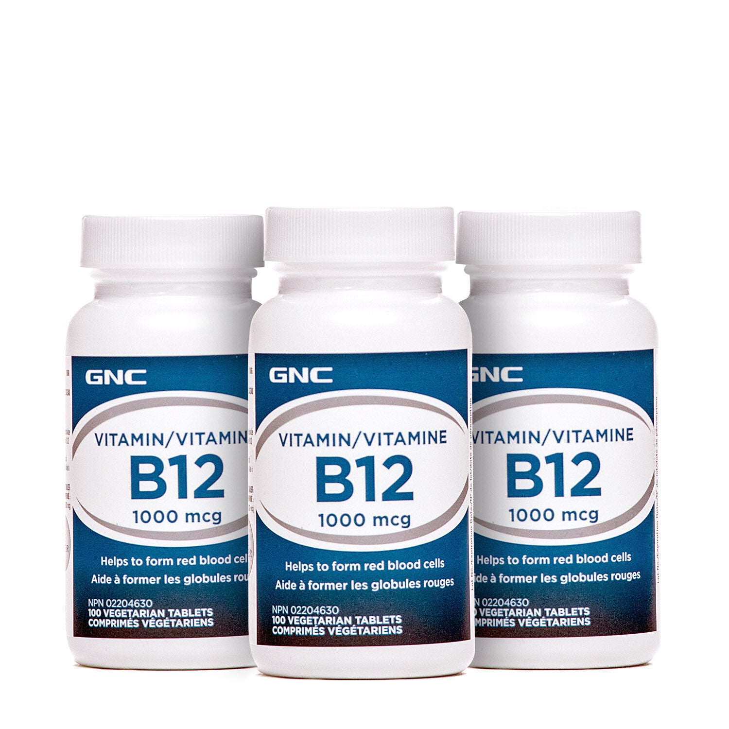 GNC Vitamin B12 1000 mcg Triple Pack GNC
